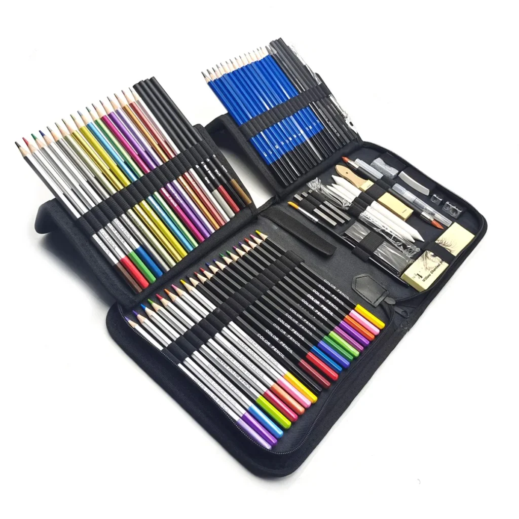 Bview Art 83 Pack Stuff Diverse art Pencils Sketching Art Set