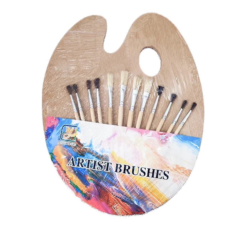 paintbrush Wooden palette