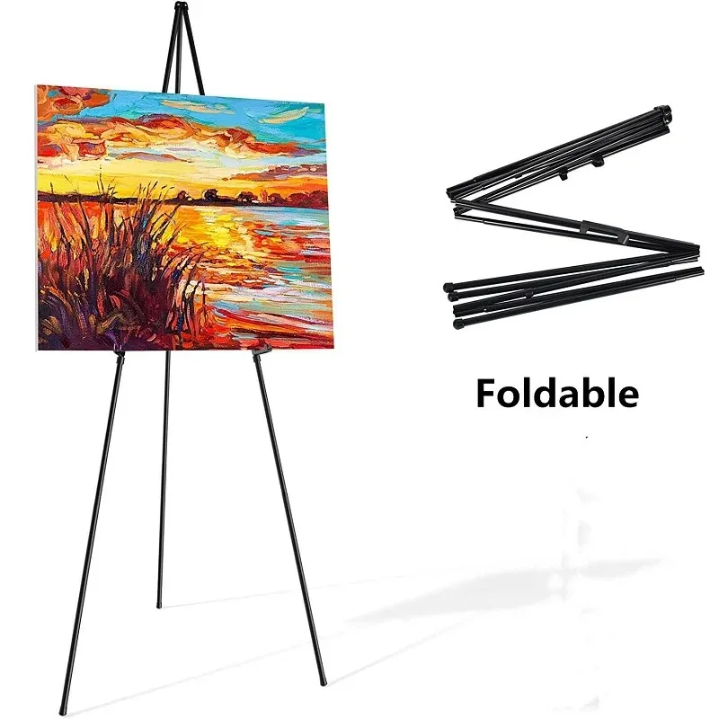 Artist Painting Easel