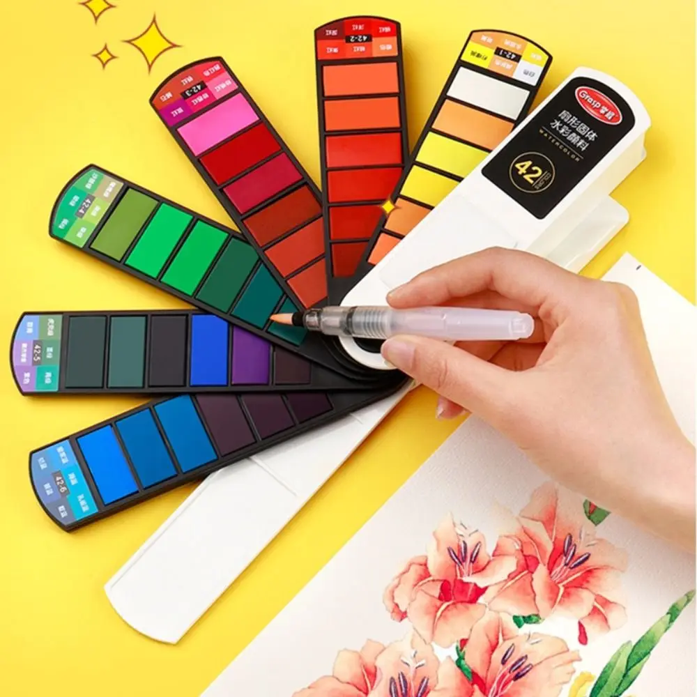 Folding Watercolor Paint Set
