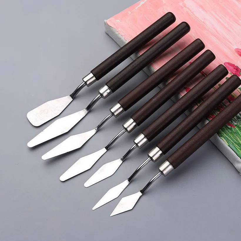 Stainless Steel Oil Painting Knives Artist Crafts Spatula
