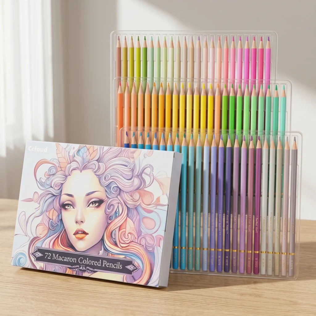 Pastel Colored Pencils Set