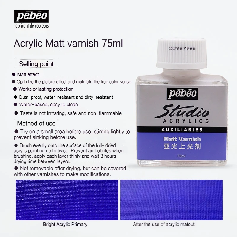 Glossy Matte Varnish Water-Based Acrylic Retarder Thinner - Image 8