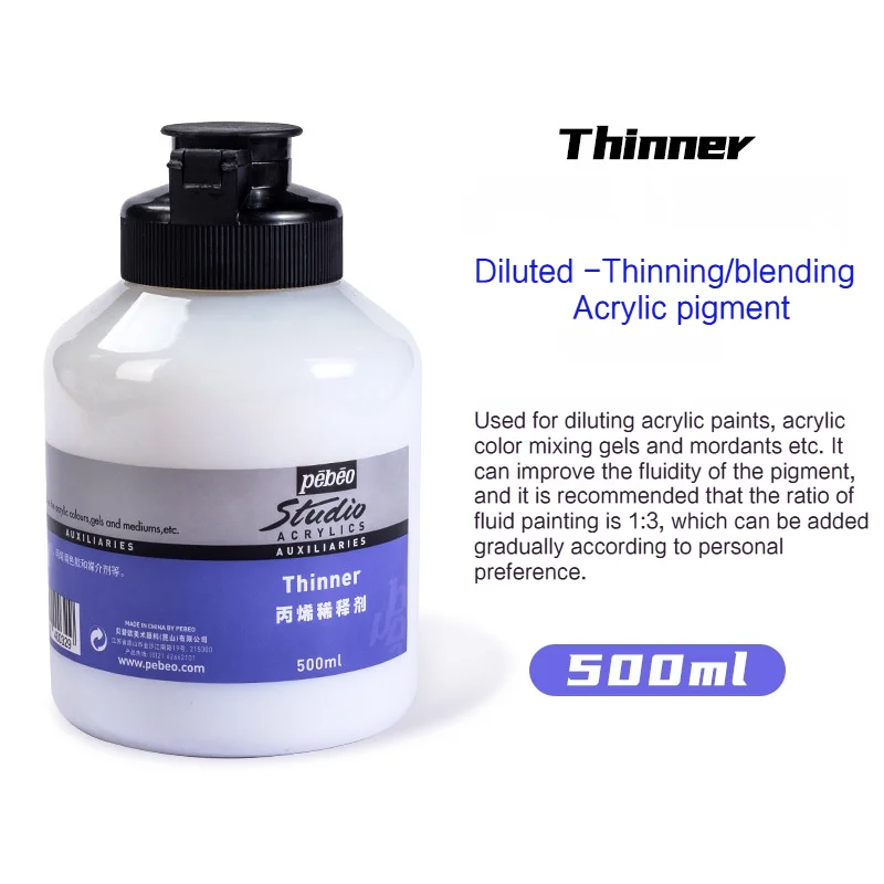 Glossy Matte Varnish Water-Based Acrylic Retarder Thinner - Image 12