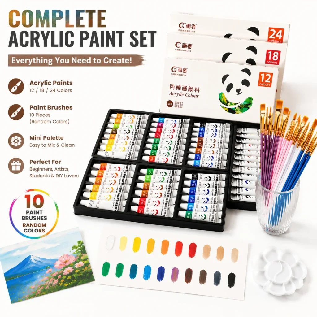 Acrylic Paint Set