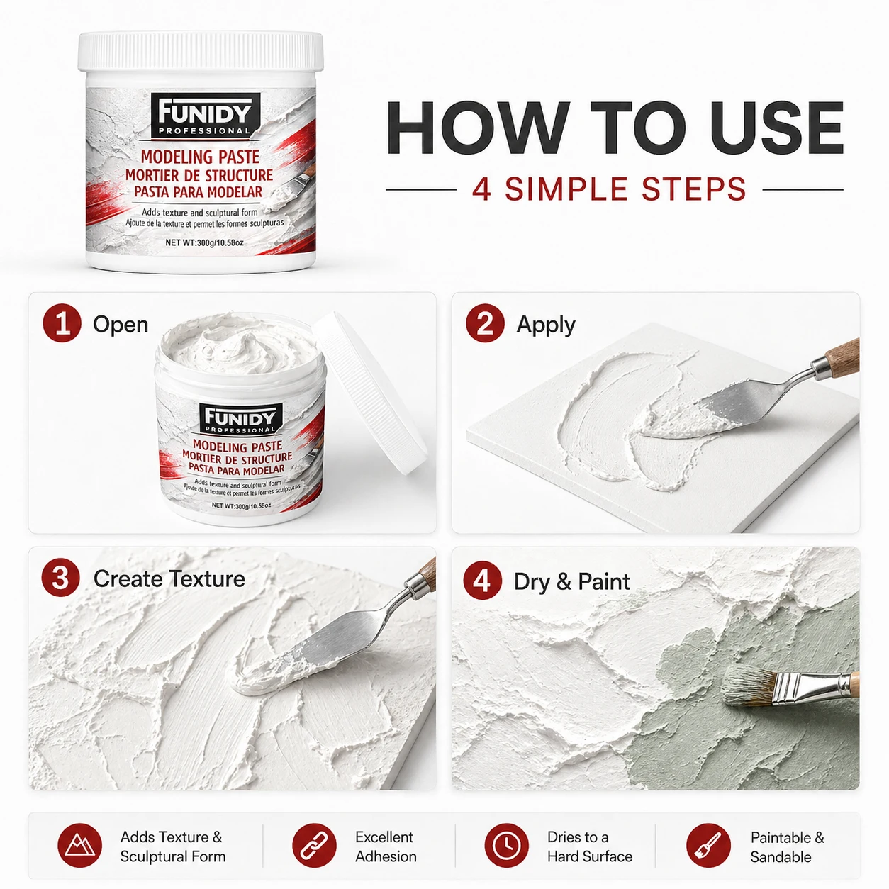 Acrylic Modeling Paste - Image 4